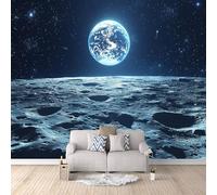 Photo Wallpaper 250 x 175 cm / 98.4" x 68.9" - Non-Woven Wall Mural Planet Art Print Fleece Wall Mural Decoration Poster Picture Design Modern - Space Starry Universe J-F-01269-C-7