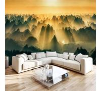Photo Wallpaper 3D Wall Mural 200 x 140 cm Forest Home Decor Non-Woven Art Print Wall Decoration Poster Sunset View Living Room Kitchen Dining Room Bedroom 1M1632