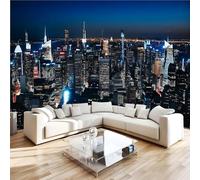 Photo Wallpaper 3D Wall Mural 250 x 175 cm New York Home Decor Non-Woven Art Print Wall Decoration Poster Modern Urban Landscape Living Room Kitchen Dining Room Bedroom 2N1219