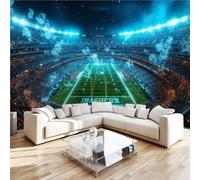 Photo Wallpaper 3D Wall Mural 350 x 256 cm Stadium Home Decor Non-Woven Art Print Wall Decoration Poster Sports Theme Living Room Kitchen Dining Room Bedroom 2N1107