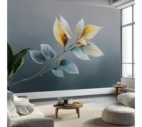 Photo Wallpaper Abstract Art Wall Murals for Bedrooms 500 x 280 cm, Non-Woven Fabric Plants Branches Leaves Flowers Wallpaper Living Room Office Corridor Decoration Murals Modern Wall Decoration