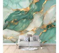 Photo Wallpaper Abstract Geometric Dots 3D Effect Print Wallpaper Home Decoration 300 x 210 cm for Bedroom Living Room Hallway Wall Decoration Non-Woven Wallpaper Motif Wallpaper Orange White
