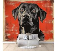 Photo Wallpaper Animal Labrador Retriever Wallpaper Wall Decoration Design Pattern Wallpaper Wall Decoration Living Room Bedroom Office Hallway,250cmx175cm Stickers - Frameless Painting - Poster