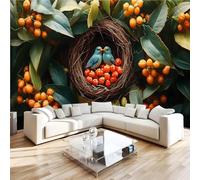 Photo Wallpaper Birds Nature Pastoral Scenery Wall Mural 3D Wall Mural Decoration Poster Premium Non-Woven Wallpaper Wall Art for Living Room Bedroom Children's Room Office W400xH280 7yf537