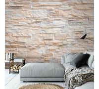Photo Wallpaper Brick Wall 450x315 cm 3D Wall Mural Stone Wall Wallpaper Non-Woven Wall Art Decoration Poster for Bedrooms and Living Room 320-ABP