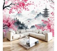 Photo Wallpaper Cherry Blossom Non-Woven Matt Paste the Wall Mural