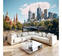 Photo Wallpaper City Skyline Wall Mural 3D Decoration Poster