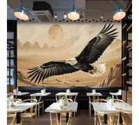 Photo Wallpaper Desert Eagle Soaring Wall Mural 3D Wall Mural Decoration Poster Animal Premium Non-Woven Wallpaper Wall Art for Living Room Bedroom Children's Room Office W500xH280 10yf251