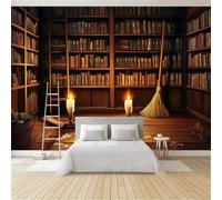 Photo Wallpaper Fantasy Fire Oriental Dragon 3D Effect Print Wallpaper Home Decoration 250 x 175 cm for Bedroom Living Room Hallway Children's Room Wall Decoration Non-Woven Wallpaper Red Black