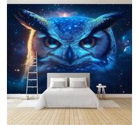 Photo Wallpaper Fantasy Fire Oriental Dragon 3D Effect Print Wallpaper Home Decoration 250 x 175 cm for Bedroom Living Room Hallway Children's Room Wall Decoration Non-Woven Wallpaper Red Black