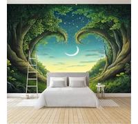 Photo Wallpaper Fantasy Fire Oriental Dragon 3D Effect Print Wallpaper Home Decoration 250 x 175 cm for Bedroom Living Room Hallway Children's Room Wall Decoration Non-Woven Wallpaper Red Black