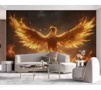 Photo Wallpaper Fantasy Phoenix Non-Woven Matt Paste the Wall Mural