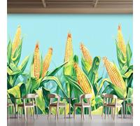 Photo Wallpaper Fields Corn Wall Mural 3D Wall Mural Decoration Poster Fresh Rural Premium Non-Woven Wallpaper Wall Art for Living Room Bedroom Children's Room Office W500xH280 21f216