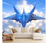 Photo Wallpaper Fighter Murals Art Wallpaper 3D Photo 300 x 210 cm Airplane Wall Mural for Living Room Bedroom TV Background