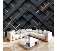 Photo Wallpaper Geometric Lines Non-Woven Matt Paste the Wall Mural