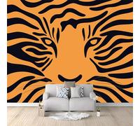 Photo Wallpaper Geometric Tiger Stripe Pattern 200x140 cm Non-Woven Murals Wall Papers, 3D Large Poster Mural Bedroom Living Room Sofa TV Backdrop Wall Murals Wallpaper