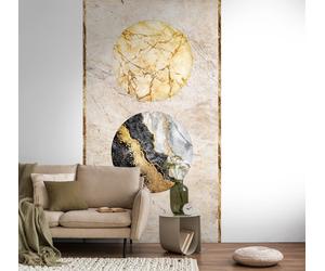 Photo wallpaper graphic marble stone look beige grey gold 39850-1 (5,23£/1qm)