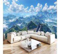 Photo Wallpaper Great Wall East Wall Mural 3D Wall Mural Decoration Poster Landmark Premium Non-Woven Wallpaper Wall Art for Living Room Bedroom Children's Room Office W366xH254 18yf137