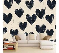 Photo Wallpaper Heart Murals Art Wallpaper 3D Photo 365 x 254 cm Love Wall Mural for Living Room Bedroom TV Background