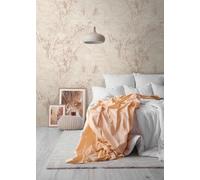 Photo wallpaper jungle floral flowers leaves beige cream 39886-1 (5,23£/1qm)