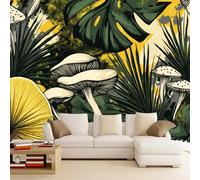 Photo Wallpaper Jungle Murals Art Wallpaper 3D Photo 150 x 100 cm Mushroom Wall Mural for Living Room Bedroom TV Background