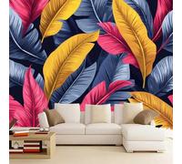 Photo Wallpaper Leaves Murals Art Wallpaper 3D Photo 300 x 210 cm Leaf Wall Mural for Living Room Bedroom TV Background