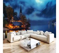 Photo Wallpaper Misty Mountains Wall Mural 3D Decoration Poster
