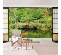 Photo Wallpaper Natural Landscape 150x105 cm 3D Wall Mural Green Plants Wallpaper Non-Woven Wall Art Decoration Poster for Bedrooms and Living Room 2386-ABP