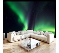 Photo Wallpaper Northern Lights Wall Mural 3D Decoration, W250xH175 | Galaxy Starry Sky Premium Non-Woven Wallpaper Wall Art Poster for Living Room Bedroom Kids Room Office V/1219