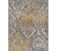 Photo wallpaper Ornaments Paisley Stone Look grey Brown Gold 33137 (12,22£/1qm)