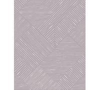Photo wallpaper Pattern Strokes Hatching Graphic Purple White 33127 (12,77£/1qm)