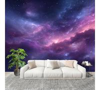 Photo Wallpaper Purple Panoramic Mural Not Self Adhesive 300x210 cm