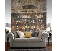 Photo wallpaper Rasch 429794 Metal Look Rust Tank Red Brown grey (19,35£/1qm)