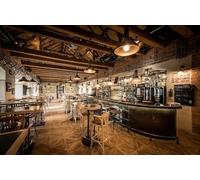 Photo Wallpaper Restaurant Background 3D Effect Bar Counter Wall Mural Decoration Poster Picture Modern Design 150x105 cm Murals Wall Art for Living Room Bedroom Kitchen a-7553