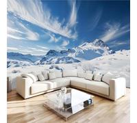 Photo Wallpaper Snow-Capped Mountains Wall Mural 3D Decoration Poster