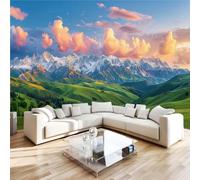Photo Wallpaper Snow-Capped Mountains Wall Mural 3D Decoration Poster
