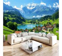 Photo Wallpaper Snow-Capped Mountains Wall Mural 3D Decoration Poster