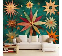 Photo Wallpaper Sunflower Murals Art Wallpaper 3D Photo 200 x 140 cm Watercolor Wall Mural for Living Room Bedroom TV Background
