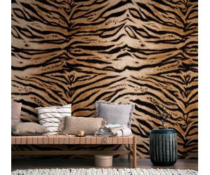 Photo wallpaper tiger fur look stripes brown black 39830-1 (5,23£/1qm)
