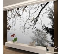 Photo Wallpaper Tree Branches 3D Effect Landscape Wall Mural Decoration Poster Picture Modern Design 150x105 cm Murals Wall Art for Living Room Bedroom Kitchen a-4225