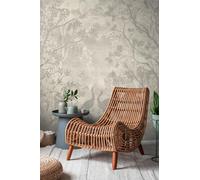 Photo wallpaper trees birds forest nature beige grey 39918-1 (4,16£/1qm)