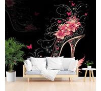 Photo Wallpaper Vintage Geometric Guitar 150x105cm(W x H) Non-Woven Murals Wall Papers, Abstract Music Guitar 3D Large Poster Mural Bedroom Living Room Sofa TV Backdrop Wall Mural Wallpaper
