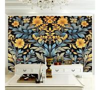 Photo Wallpaper Vintage Plants 400 x 280 cm - William Morris Style Non-Woven Murals Wall Art Fleece Modern Print Home Decoration Design Picture Abstract Bedroom Living Room