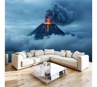 Photo Wallpaper Volcanic Eruption Wall Mural 3D Decoration Poster