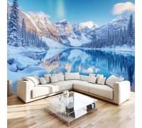 Photo Wallpaper Winter Landscape Non-Woven Matt Paste the Wall Mural