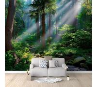 Photo Wallpapers Modern Photography Forest Plants - Wall Paper Murals Wallpaper for Bedroom TV Background Home Wall Decor, Olive Green Study Kid's Room Photo Posters 150 x 105 cm (W x H)