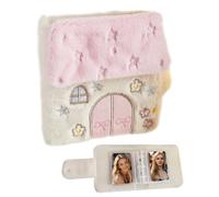 Photocard Album, Cartoon Plush Album with 20 Inner Pages, Sticker Collecting Book, for 3 Inch Picture Organize Storage Displaying Memory Keeping