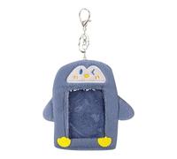 Photocard Holder Keychain Cartoon Penguin Badge Case