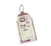Photocard Holder Keychain Identity Card Holders Protector Student Card Protective Sleeve Photo Cards Keychains with Korean Popular