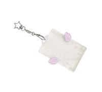 Photocard Holder Keychain Protector Student Card Protective Sleeve Photo Card Pendant Keychain Gifts Identity Card Holder Protector